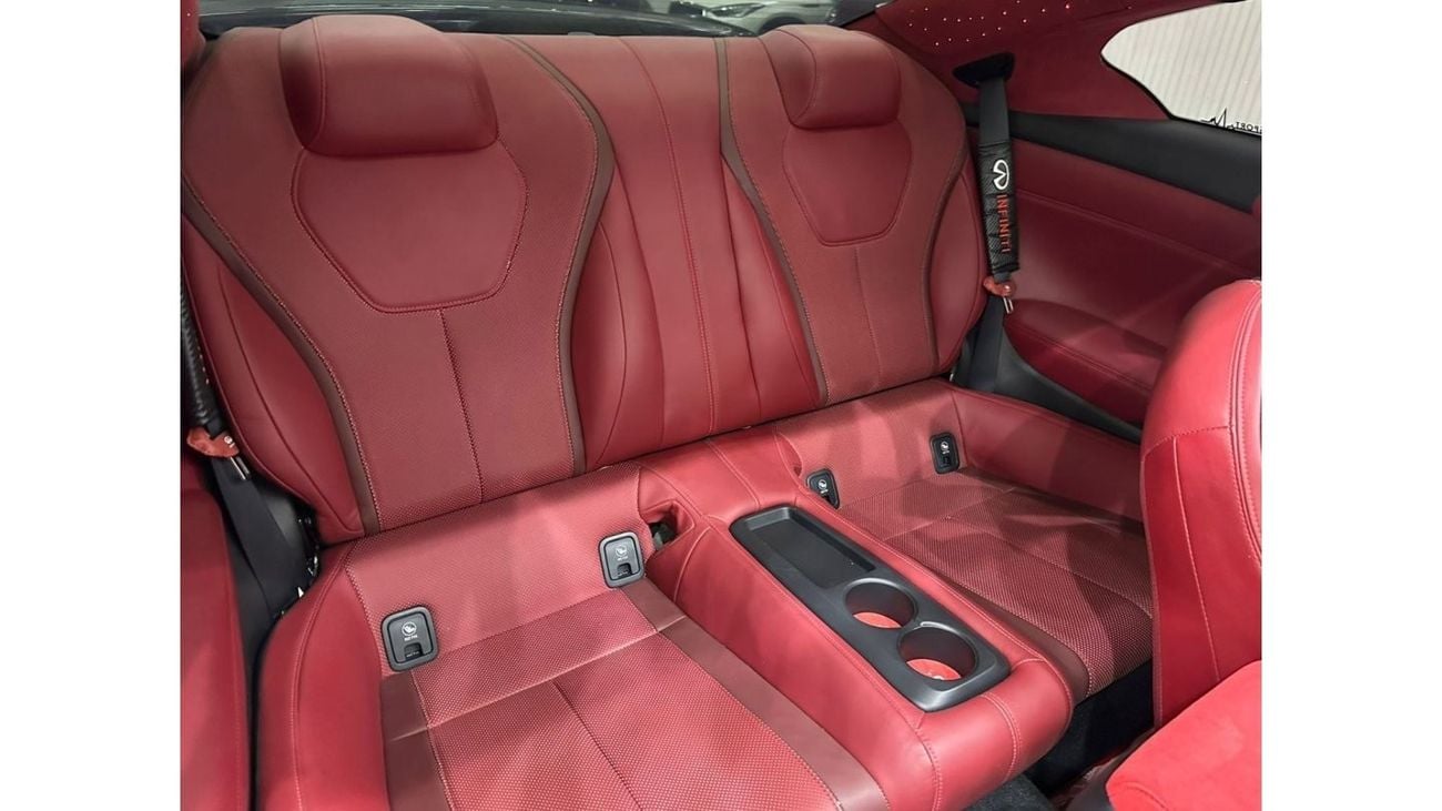 Infiniti Q60 2018 Infiniti Q60 S Red Sport Special Edition, Warranty, Full Infiniti Service History, GCC