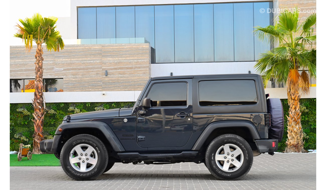 Jeep Wrangler Sport | 1,761 P.M  | 0% Downpayment | Amazing Condition!