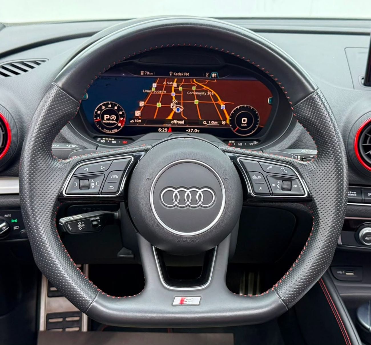 أودي S3 STD 2018 Audi S3 2.0TFSI Quattro, Full Audi Service History, Fully Loaded, Excellent Condition, GCC