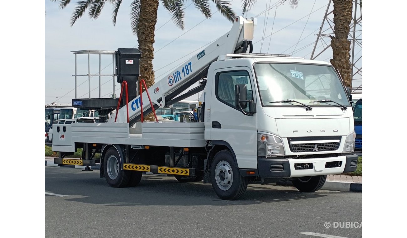 Mitsubishi Canter 4.2L V6 DIESEL, M/T, WHITE 2023, MAN LIFTER 20 METER (CODE # 937 )