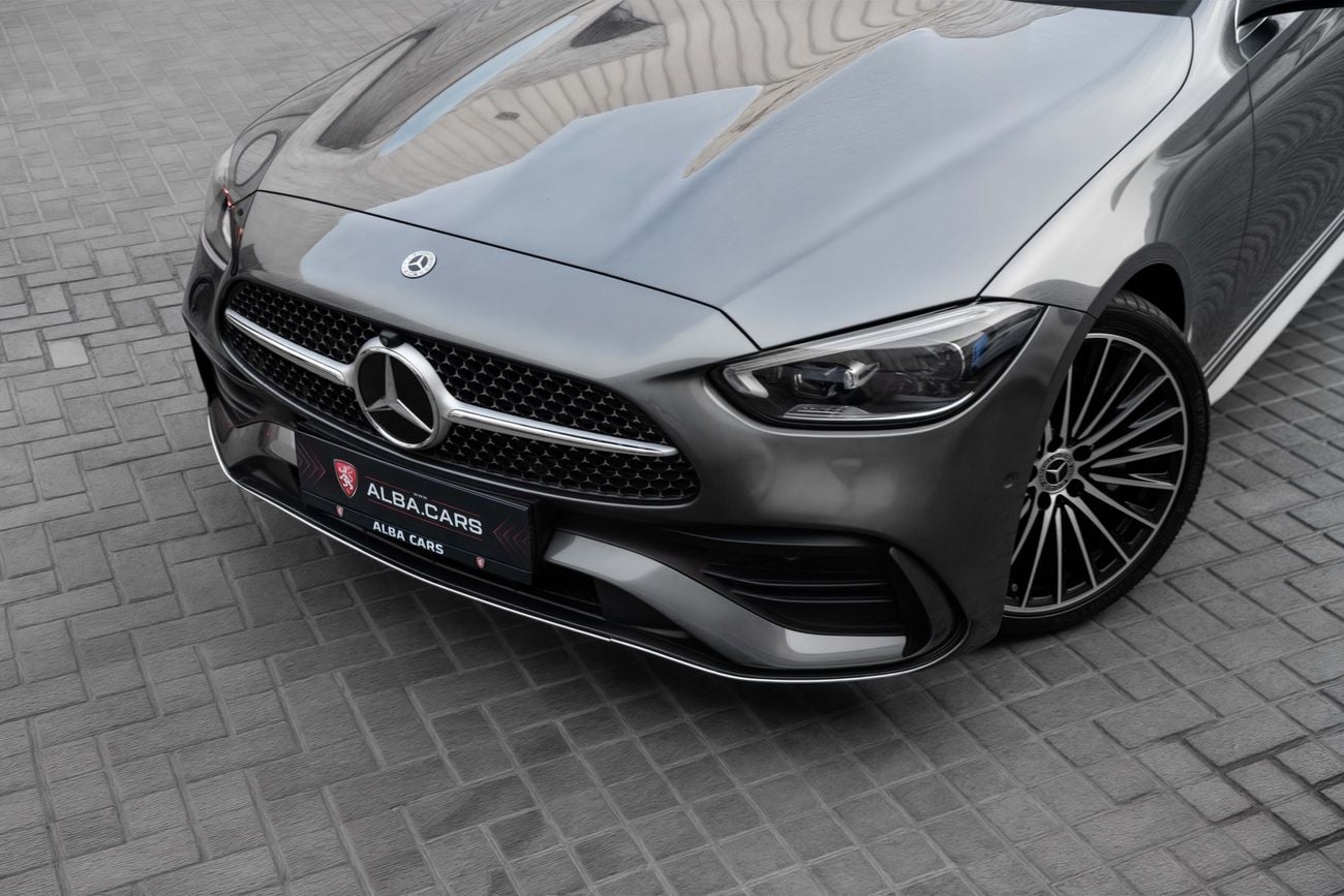 Mercedes Benz C200 C 200 C200 AMG | 3,623 P.M | 0% Downpayment | GARGASH WARRANTY