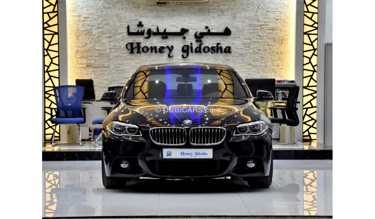 بي أم دبليو 528i EXCELLENT DEAL for our BMW 528i M-Kit ( 2015 Model ) in Dark Blue Color GCC Specs