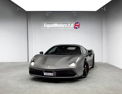 Ferrari 488 GTB STANDARD Grigio Titanio + Carbon Fibre Spec • Full Service History • GCC