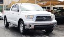 تويوتا تاندرا Pre-owned Toyota Tundra for sale in Sharjah. White 2012 model, available at Wael Al Azzazi Sharjah. 