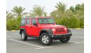 Jeep Wrangler Unlimited Sport AED 2,251 /month 2016 | JEEP WRANGLER UNLIMITED | SPORT GCC | J46433