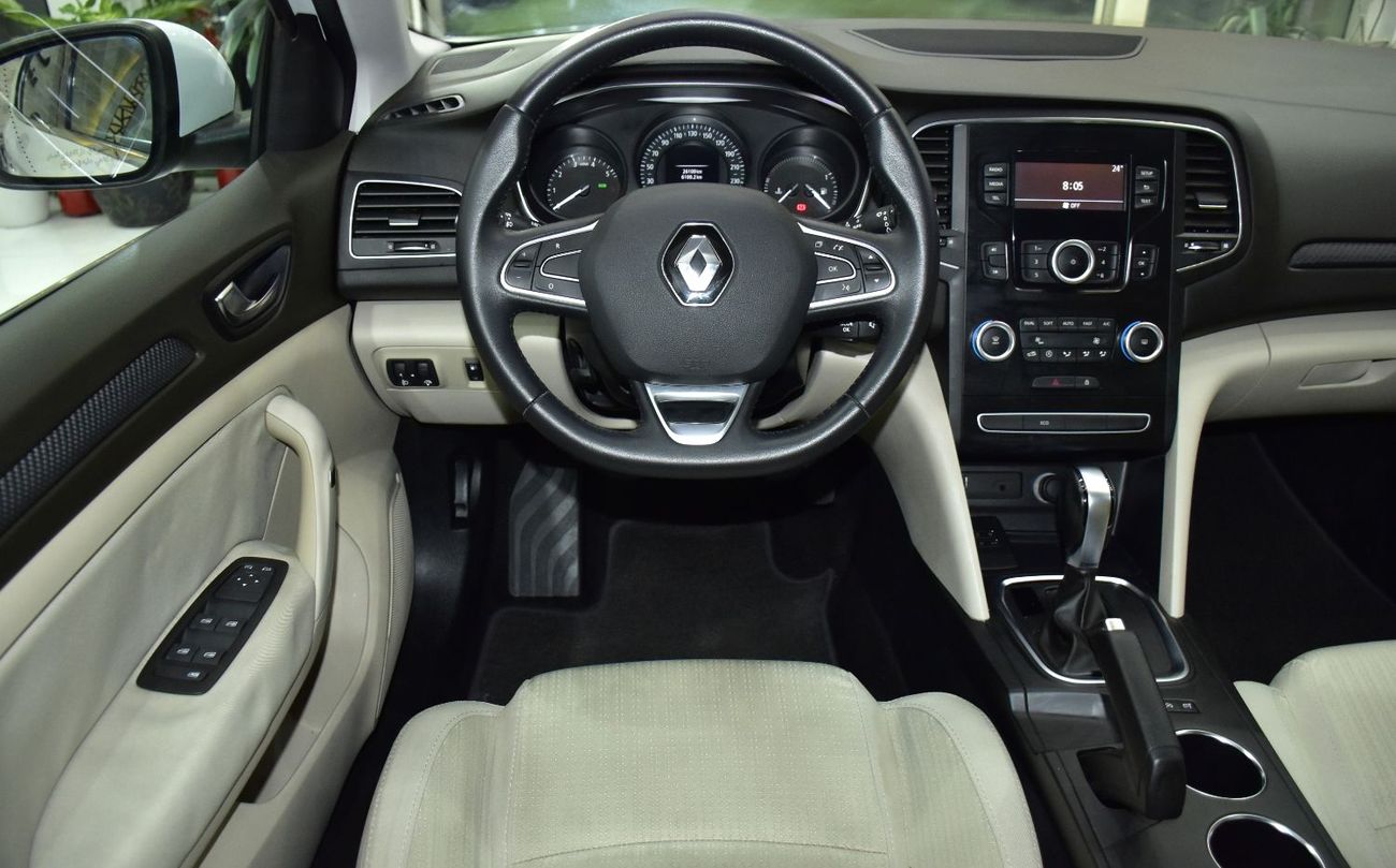 رينو ميجان EXCELLENT DEAL for our Renault Megane ( 2019 Model ) in White Color GCC Specs