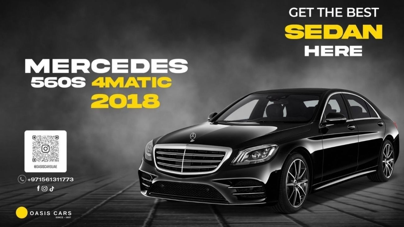 Mercedes-Benz S 560 Std 4Matic | V8 | GCC | Low Mileage