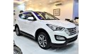 Hyundai Santa Fe AMAZING Hyundai SantaFe 4WD 2015 Model!! in White Color! GCC Specs