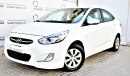 Hyundai Accent 1.6L GL 2017 GCC SPECS DEALER WARRANTY AND WITH 1 YEAR OR 20K SERVICE CONTRACT