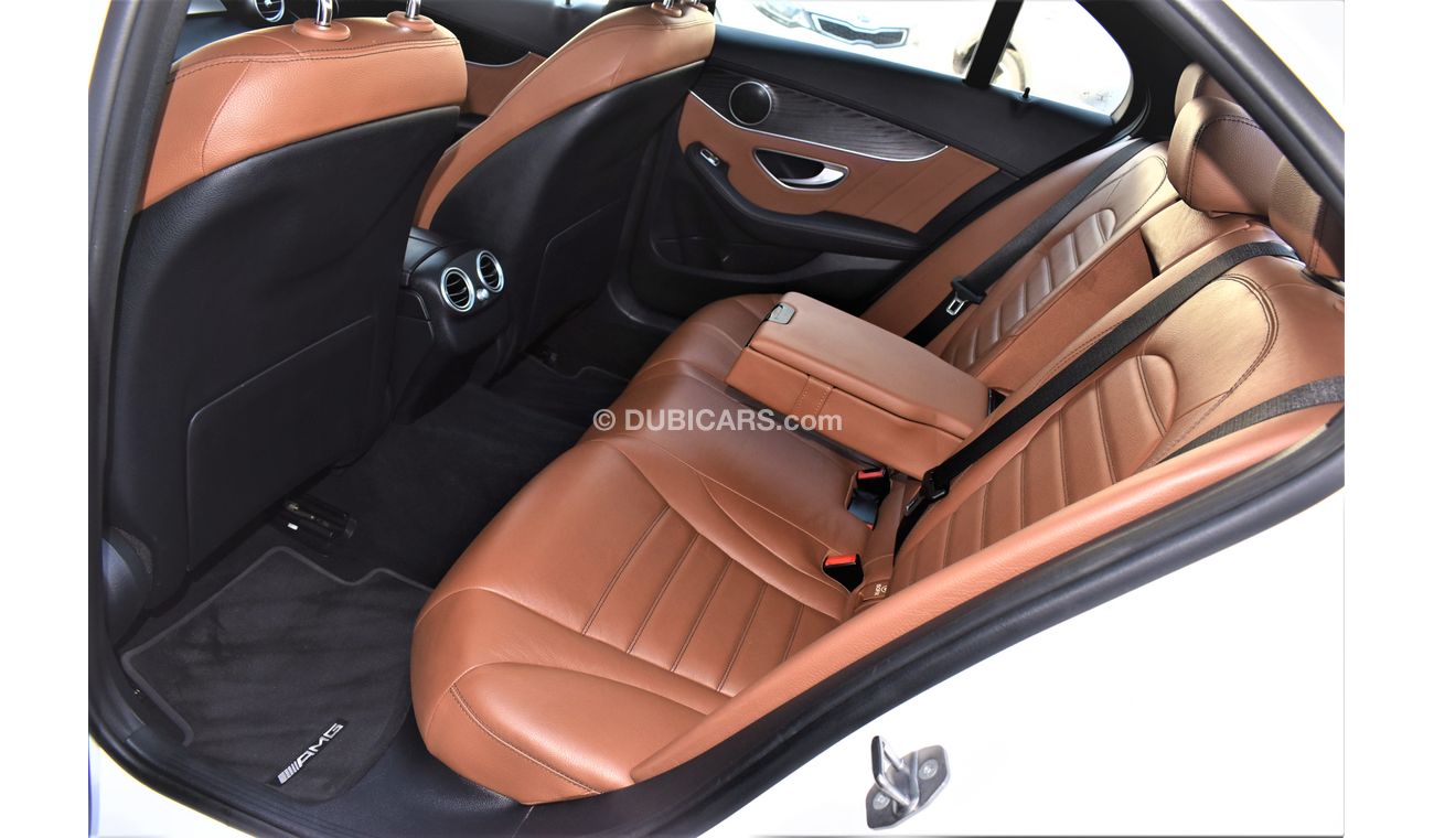Mercedes-Benz C 200 AED 2399 PM | 2.0L C-200 AMG KIT GCC DEALER WARRANTY