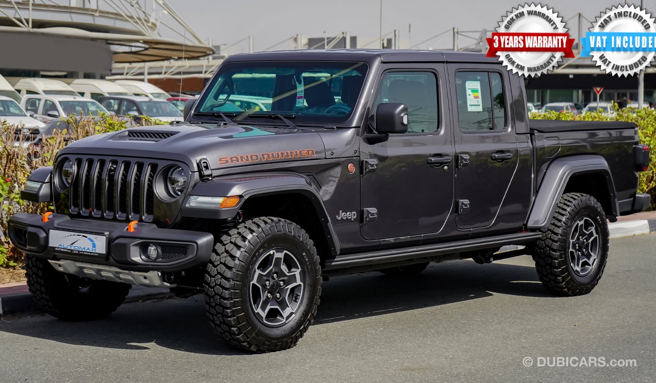 Jeep Gladiator Mojave Sand Runner 4X4 , GCC , 2021 , 0Km , W/3 Yrs or 60K Km WNTY @Official Dealer