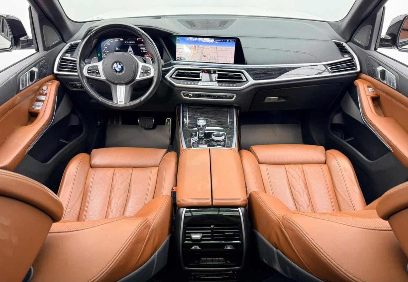 BMW X7 M50i 2022 BMW X7 M50i M-Sport, 2027 BMW Warranty + Service Pack, Full BMW Service History, 7 Seater, GCC