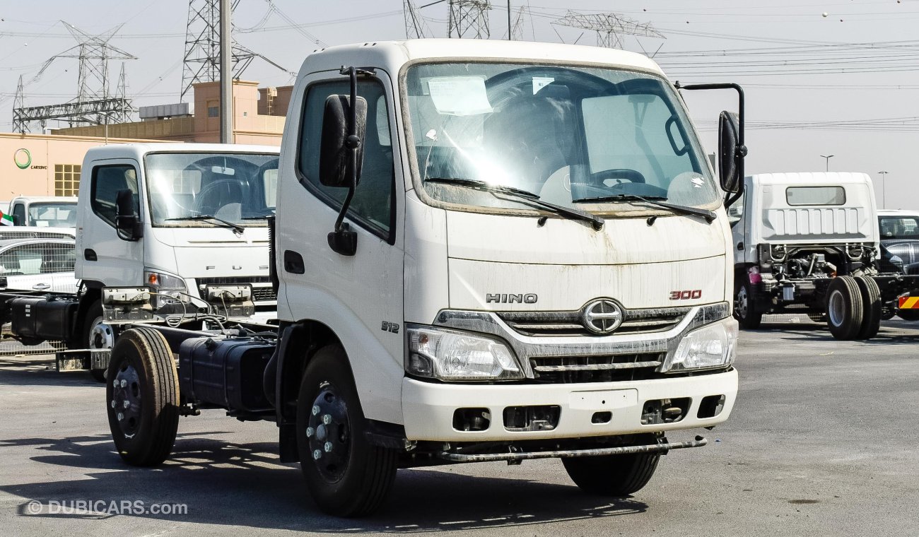 Hino 300 512 2020 WHITE COLOR 3 SEATS MANUAL TRANSMISSION TRUCK 4 CYLINDER DIESEL ONLY FOR EXPORT