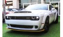 Dodge Challenger RT V8 2018/BIG SCREEN/ORIGINAL AIRBAGS/DEMON SRT WIDE BODY KIT, can not be exported to KSA