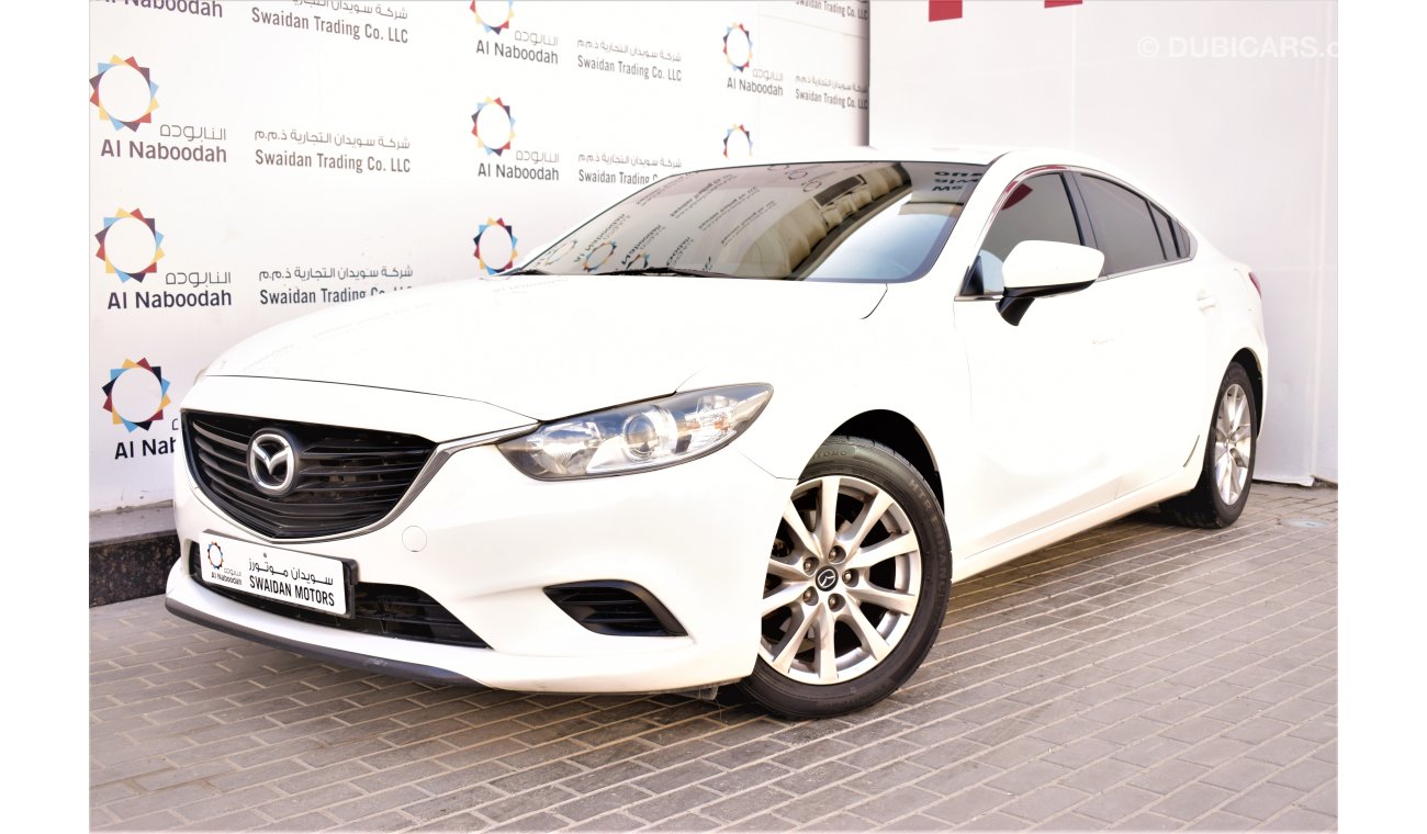 Mazda 6 AED 780 PM | 0% DP | S  2.5L 2015 GCC REAR CAMERA CRUISE CONTROL