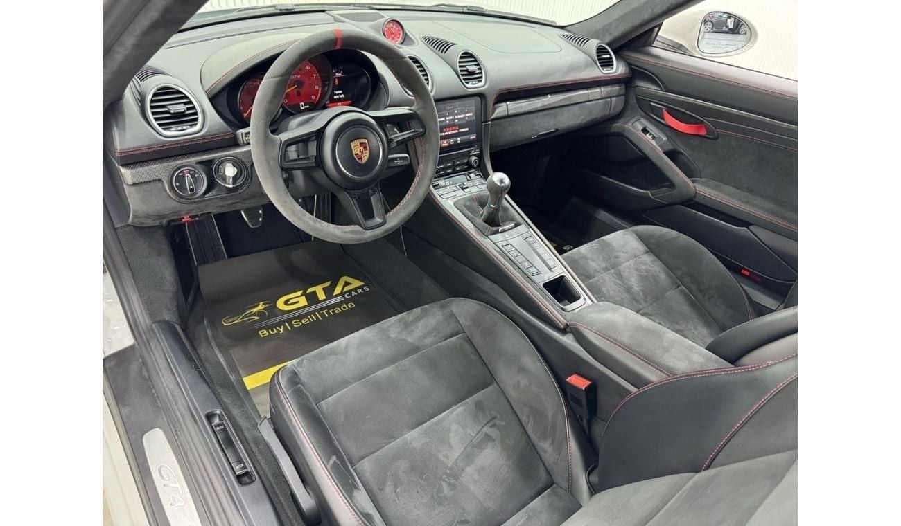 Porsche 718 Cayman GT4 4.0L (420 HP) M/T 2020 Porsche 718 GT4, 2026 Porsche Warranty, Manual Transmission, New Tyres, F