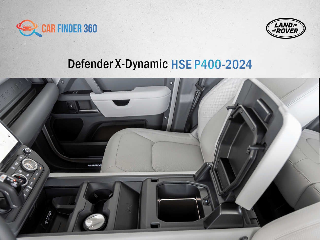 Land Rover Defender Land Rover Defender X-Dynamic HSE P400 - Nardo grey  - White Interior -  2026 - GCC(Export Only)