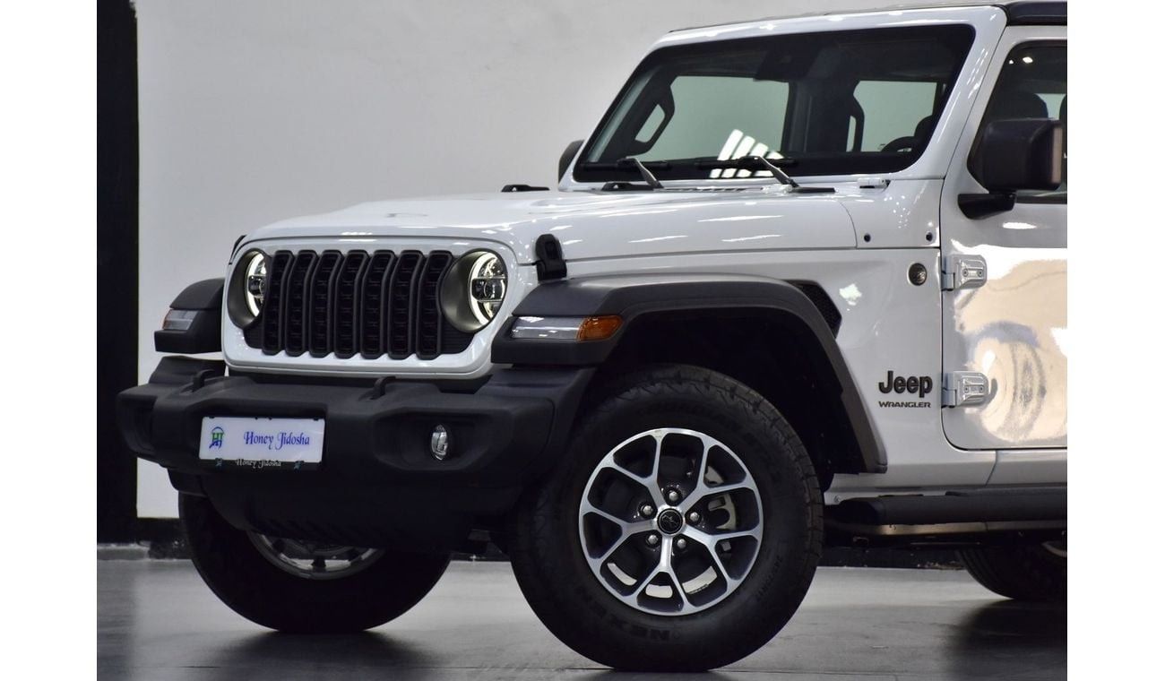 Jeep Wrangler EXCELLENT DEAL for our Jeep Wrangler Unlimited SPORT 2.0L ( 2024 Model ) in White Color GCC Specs
