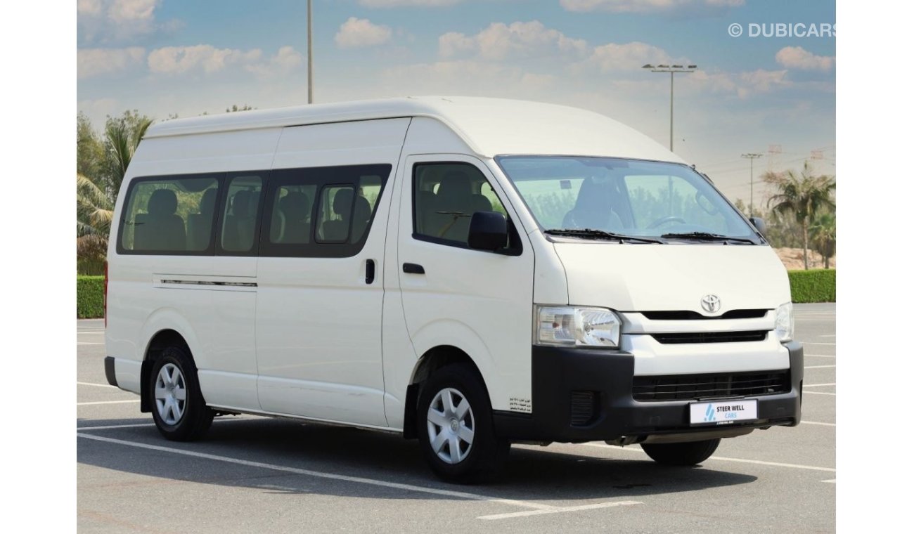 Toyota Hiace GL - High Roof LWB 2018 | HIACE Hi-Roof | 13 Seater - High Back | Manual/T | Passenger Van | GCC | V