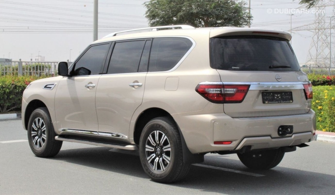 Nissan Patrol SE Titanium 2022 GCC WITH AGENCY WARRANTY & SERVICE CONTRACT LOW MILEAGE IN BRAND NEW CONDITION