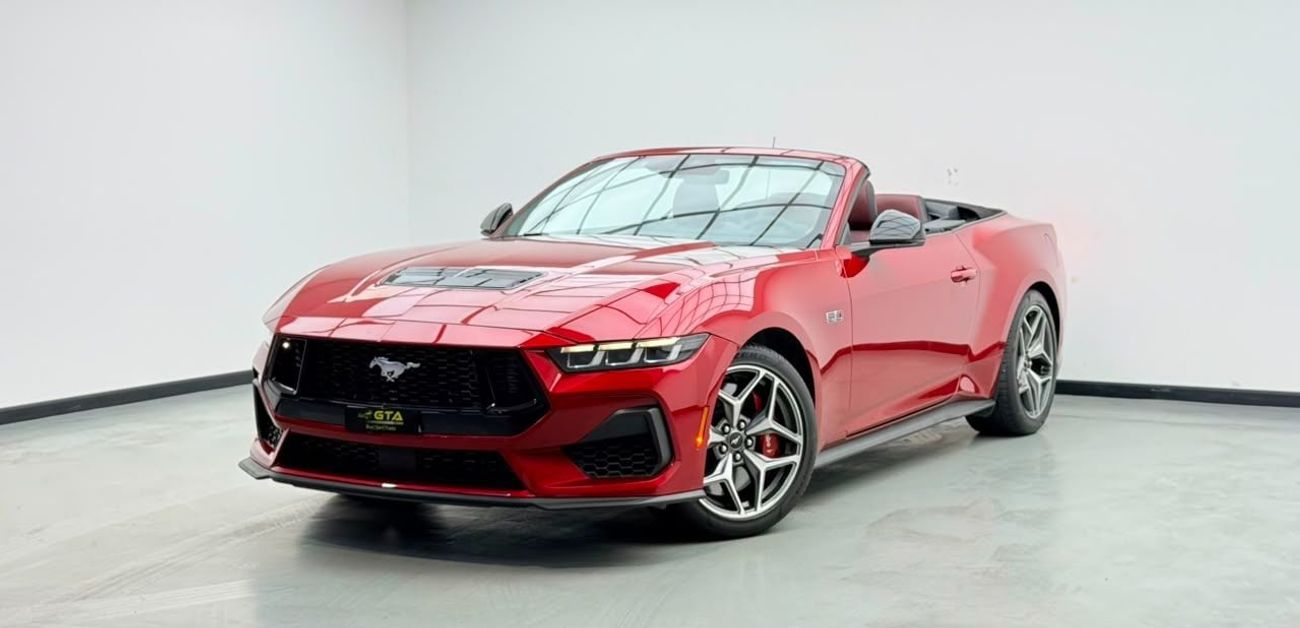 Ford Mustang GT PREMIUM 2024 Ford Mustang GT Premium Convertible, 2029 Ford Warranty + Service Package, Very Low Km, GCC