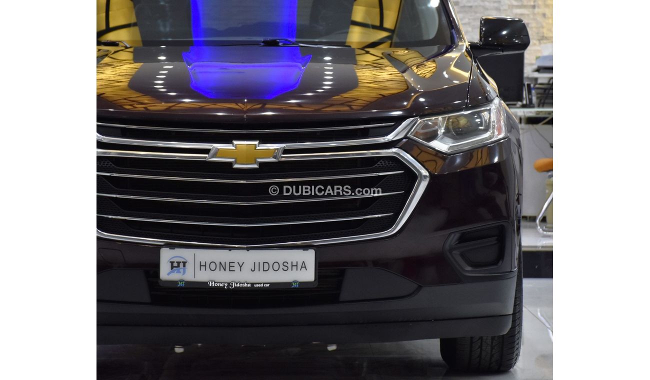 شيفروليه ترافيرس EXCELLENT DEAL for our Chevrolet Traverse ( 2018 Model ) in Burgundy Color GCC Specs