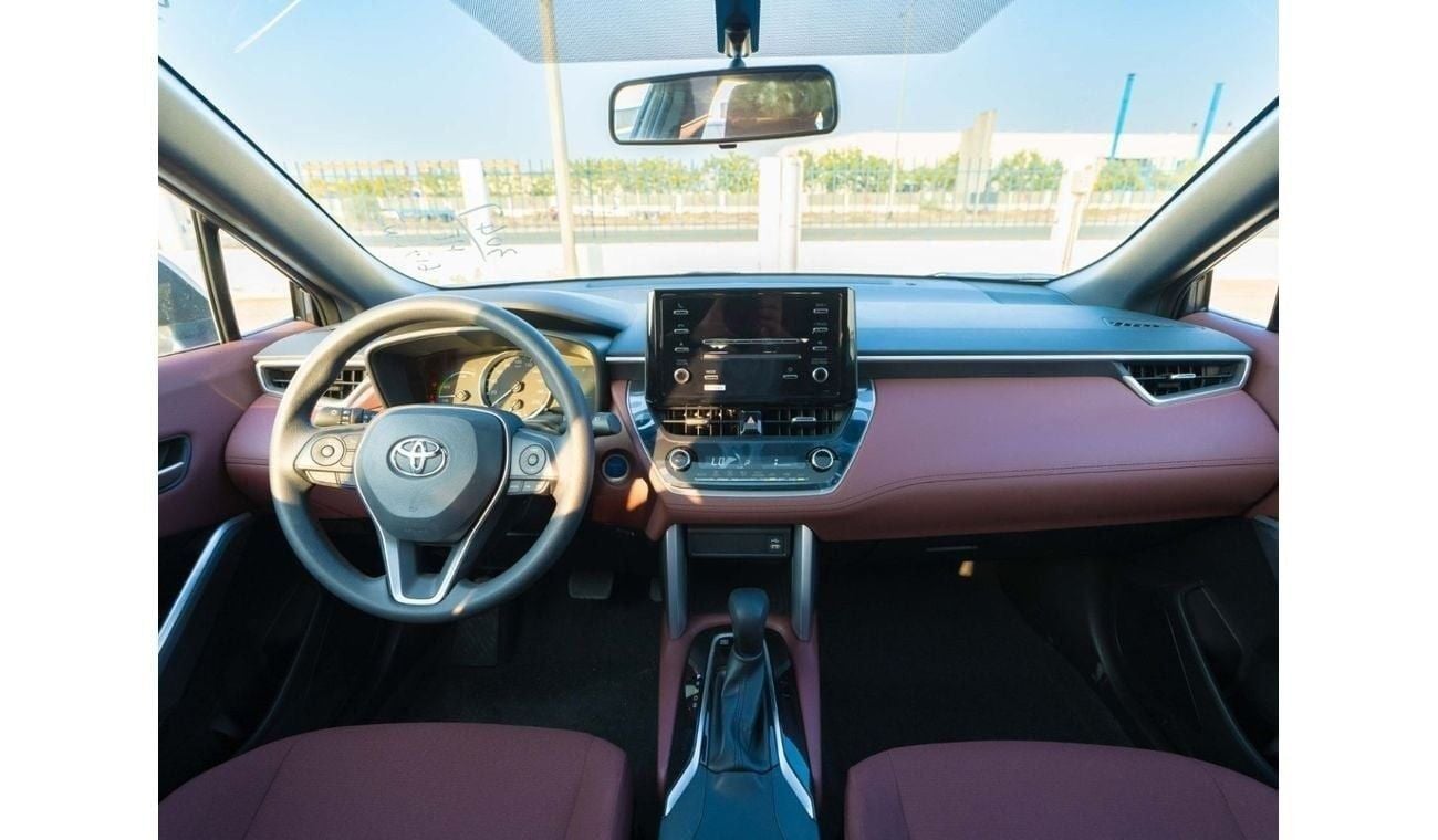 تويوتا كورولا كروس 2024 TOYOTA COROLLA CROSS 1.8 Hybrid MID - GREY METTALIC inside RED | Export Only