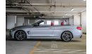 BMW 420i i Convertible 2018 GCC (JULY SUMMER OFFER) under Agency Warranty with Zero Down-Payment.