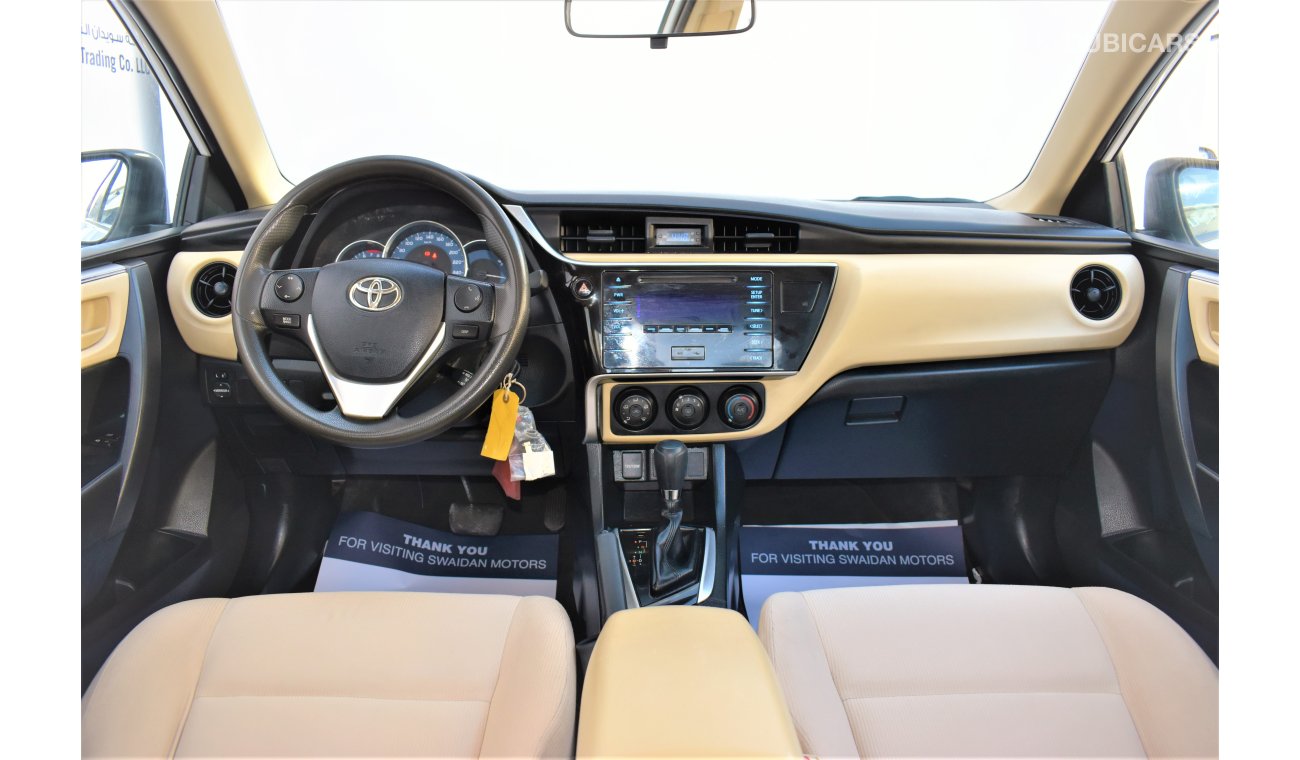 Toyota Corolla AED 938 PM | 0% DP | 1.6L SE GCC  WARRANTY