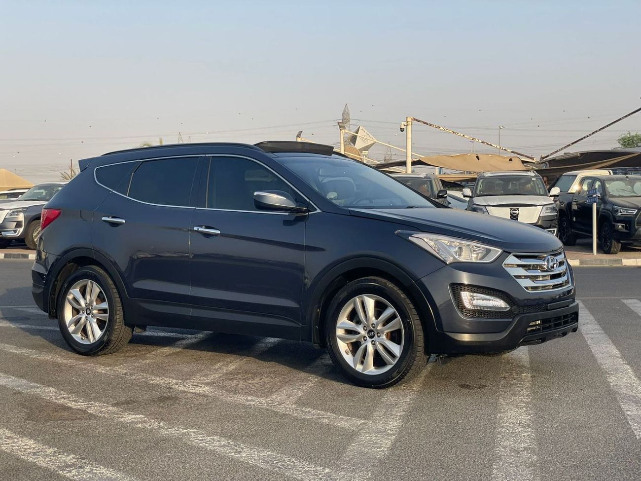 هيونداي سانتا في 2015 Hyundai Santa Fe Sports Ultimate Full Option Panoramic - 2.0L V4 Turbo - AWD 4x4 - Full Screen