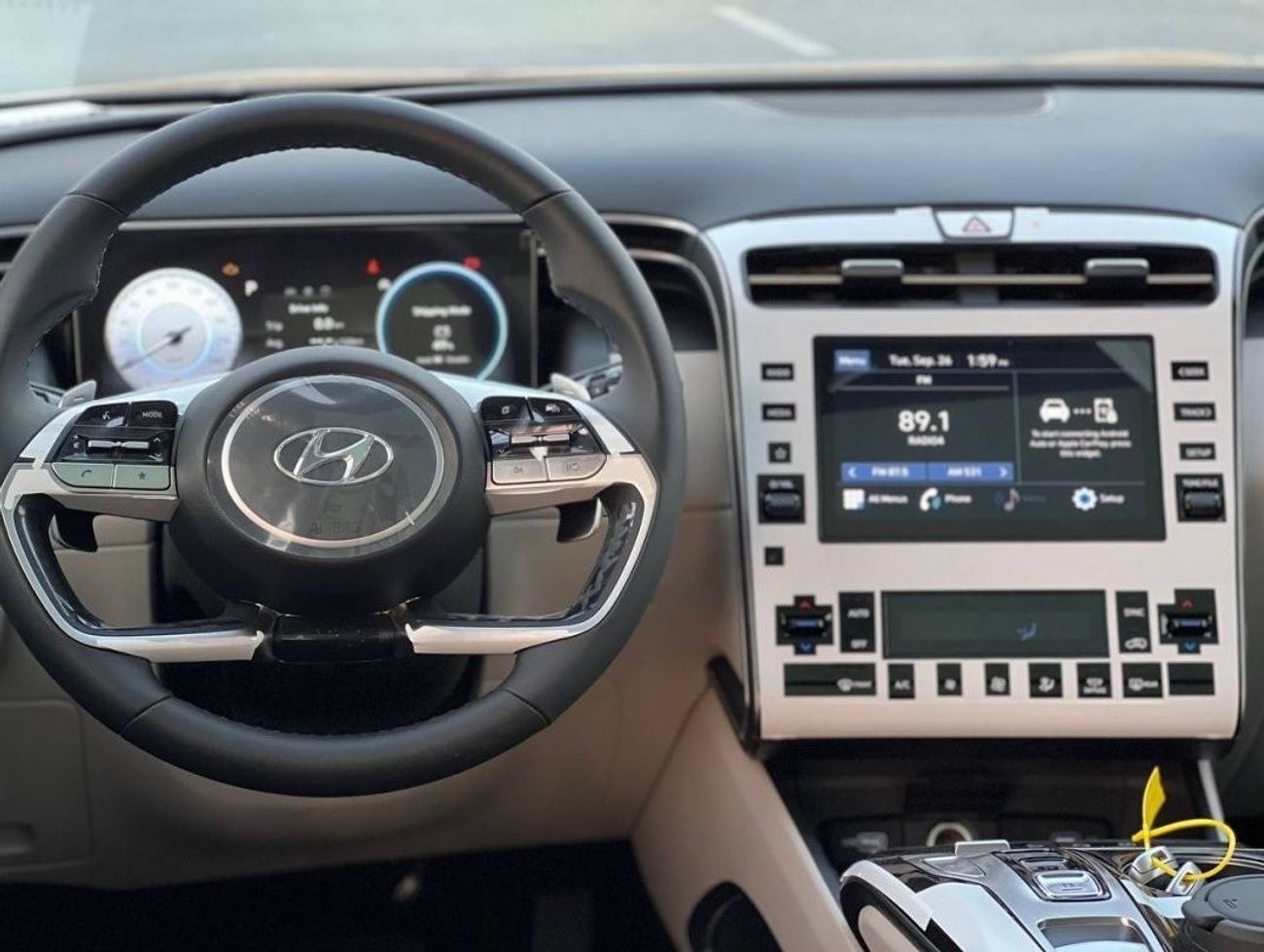 هيونداي توسون 1.6L PTR A/T // 2023 // WITH PUSH START , BACK CAMERA&DVD , PARKING SENSOR , PANORAMIC // SPECIAL OF