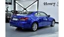 Lexus IS300 EXCELLENT DEAL for our Lexus IS 300C ( 2013 Model ) in Blue Color GCC Specs
