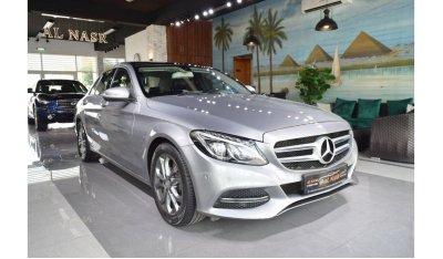 Mercedes-Benz C200 Elegance صبغ وكال | C 200 | GCC Specs | Orignal Paint | Single Owner | Excellent Condition | Acciden