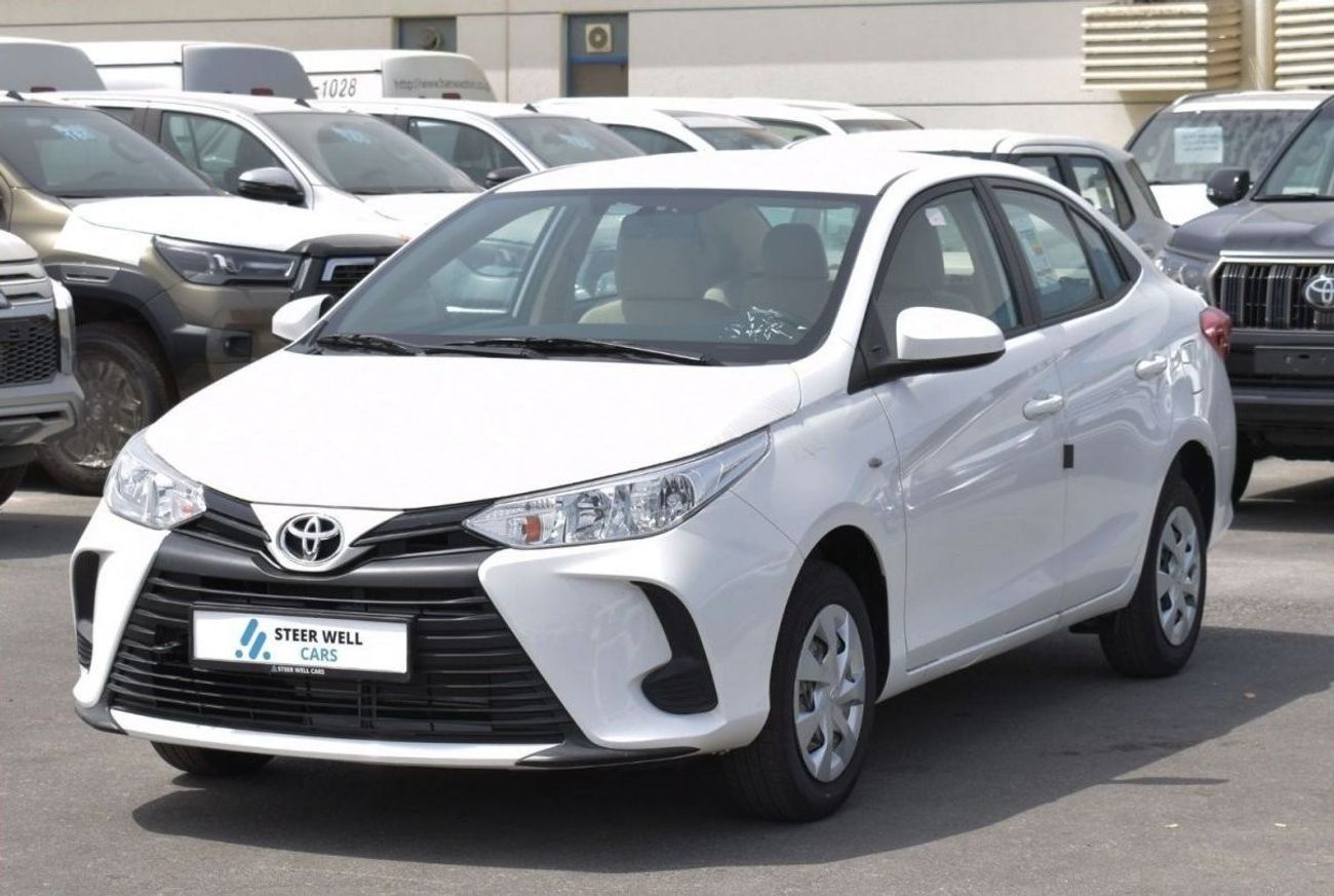 Toyota Yaris E S/D 1.5 E PETROL A/T FABRIC SEATS SEDAN WITH GCC SPECS EXPORT ONLY
