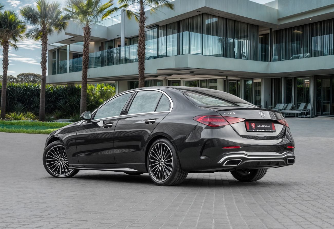 Mercedes-Benz C 200 C200 AMG | 3,721 P.M | 0% Downpayment | 2030 Gargash Warranty!