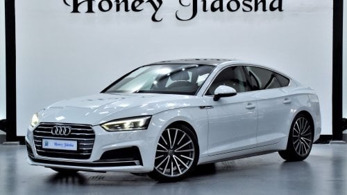 Audi A5 EXCELLENT DEAL for our Audi A5 40TFSi S-Line ( 2017 Model ) in White Color GCC Specs