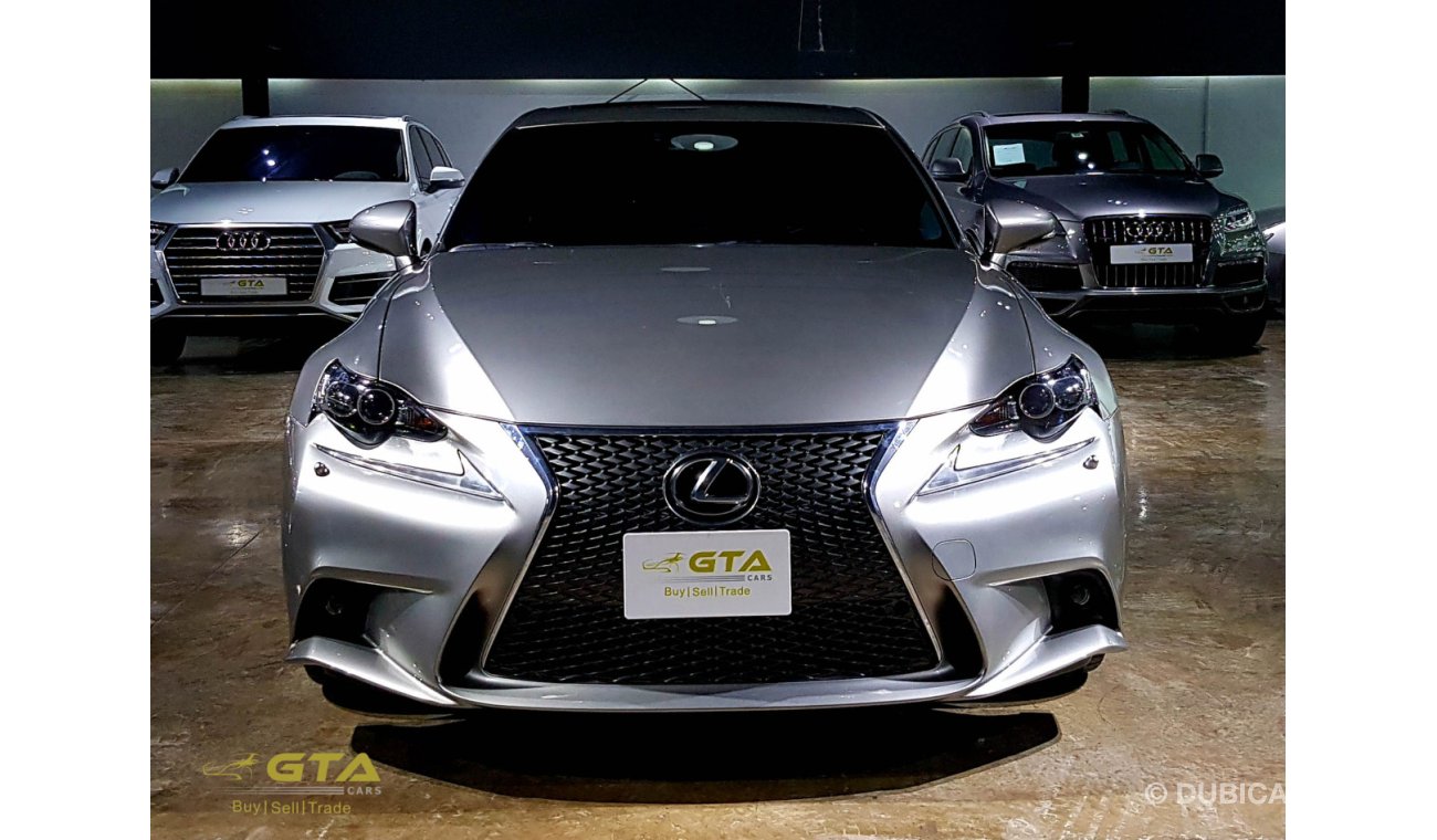 لكزس ISF 2015 Lexus IS-350 F Sport, Warranty, Service History, GCC