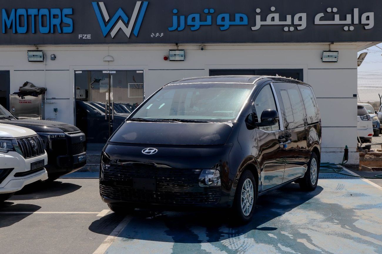 هيونداي ستاريا Hyundai Staria 3.5L 2025 Model (Mid Option, 9-Seater, Black Color) -