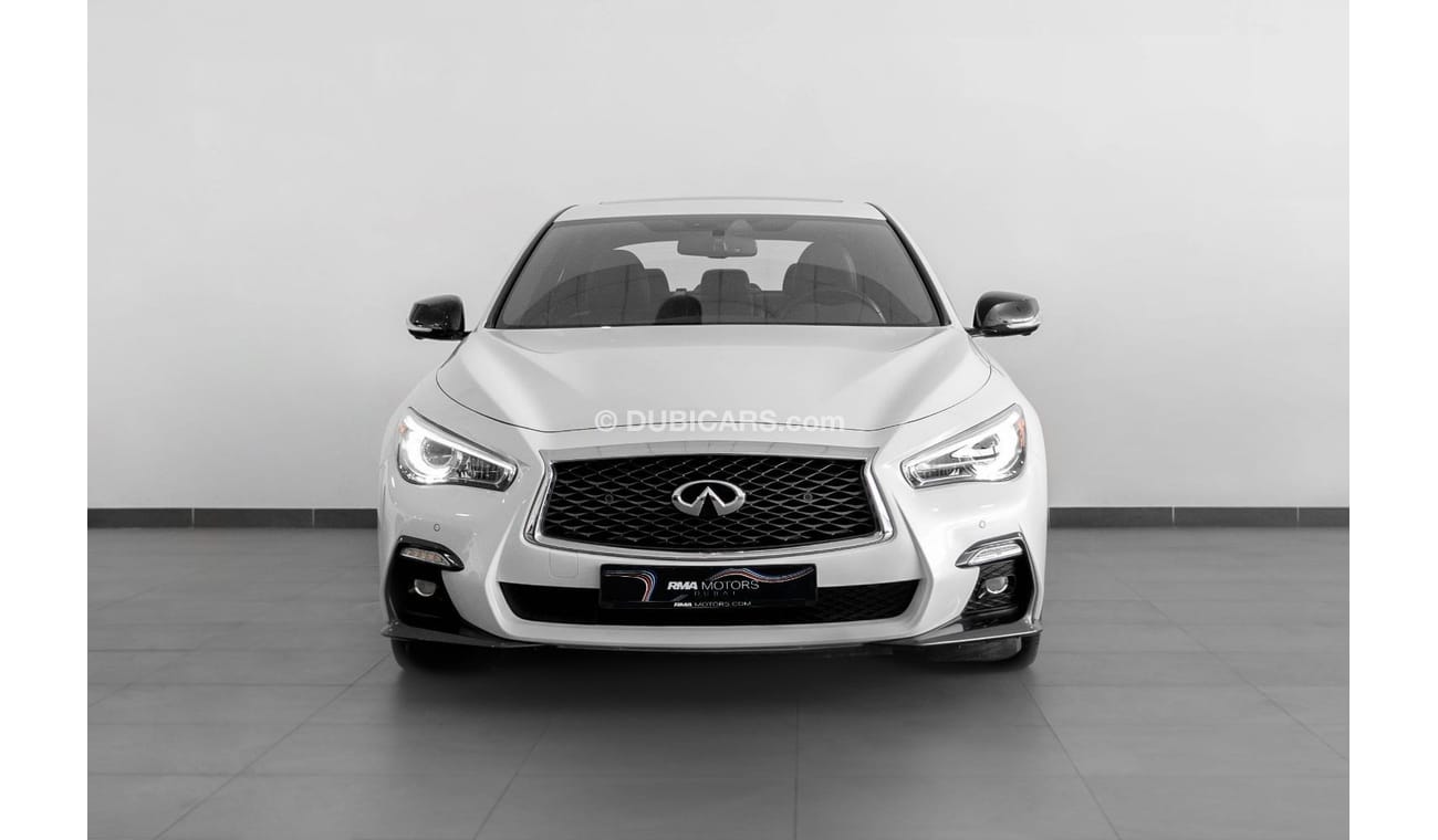 Infiniti Q50 Red Sport 400 2018 Infiniti Q50 S 3.0L V6 Red Sport / Full Infiniti History
