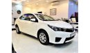 تويوتا كورولا AMAZING Toyota Corolla 2016 Model!! in White Color! GCC Specs