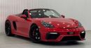Porsche 718 Spyder 2020 Porsche 718 Spyder, Jan 2026 Porsche Warranty, Full Porsche Service History, GCC