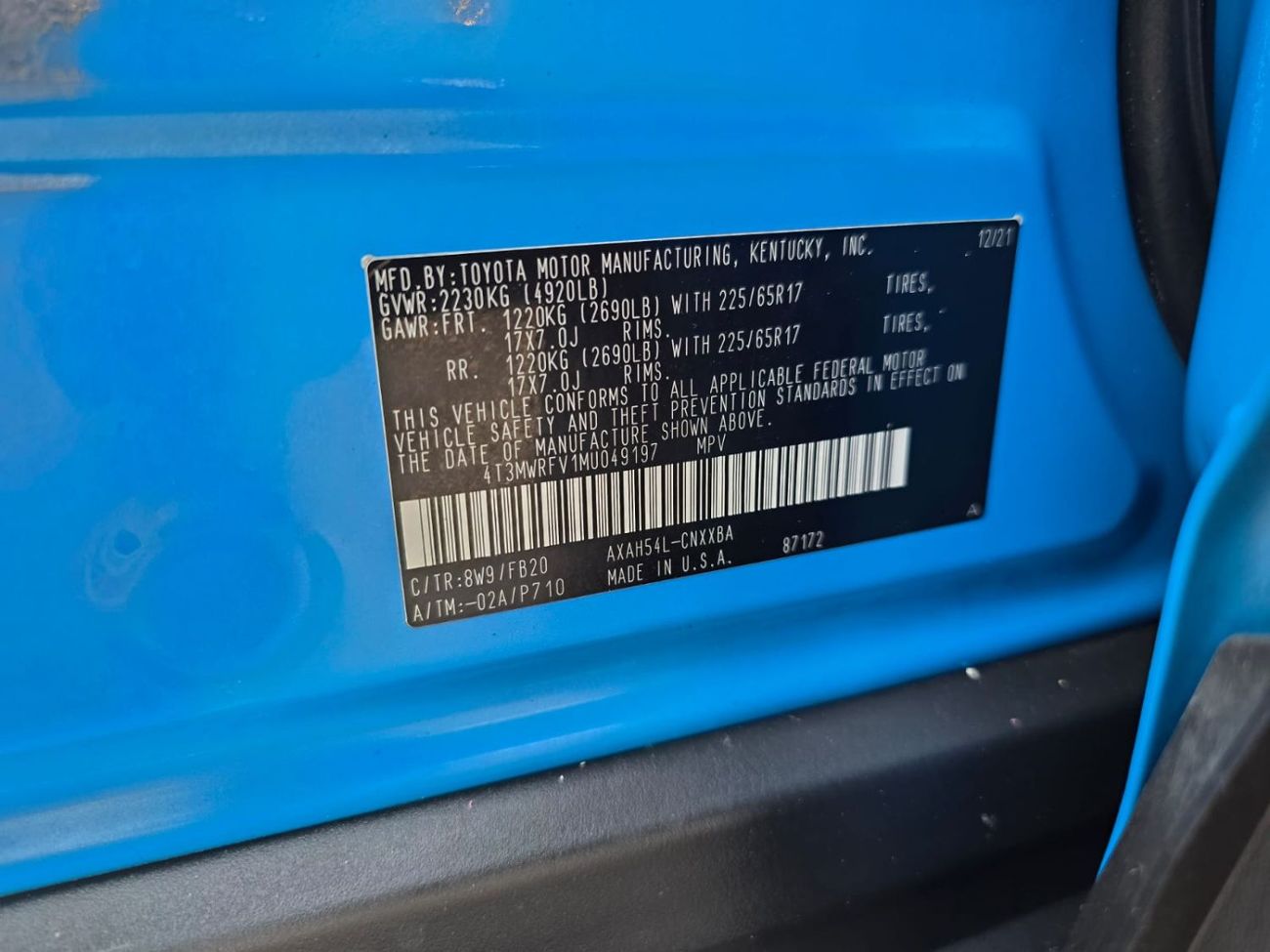 Toyota RAV4 2.5 (Hybrid ) LE