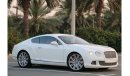 Bentley Continental GT BENTLEY CONTINENTAL GT W12  FULL OPTION GCC 2013