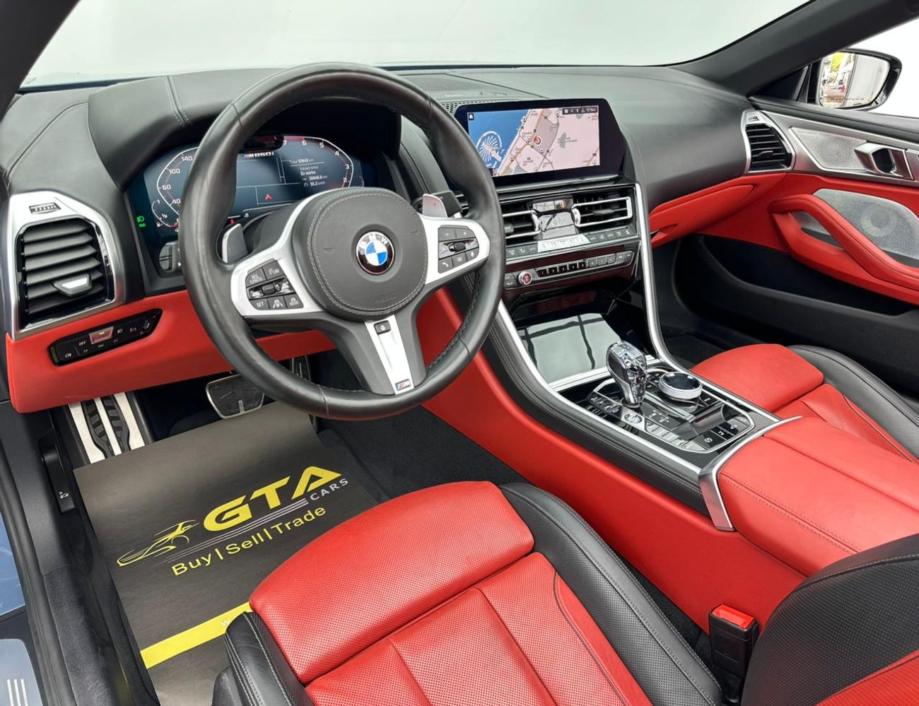 بي أم دبليو M850i 2020 BMW M850i M-Sport, Feb/2026 BMW Warranty + Service Contract, BMW Full Service History, GCC
