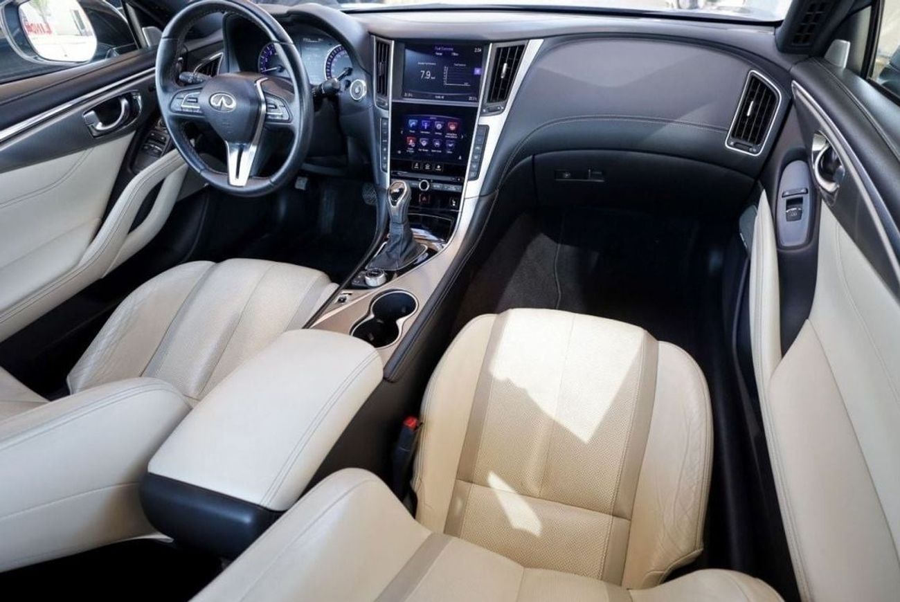 Infiniti Q60 Premium Infiniti Q60 2018 GCC (LOWEST MILEAGE) under Warranty with Flexible Down-Payment.