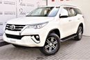 Toyota Fortuner AED 1439 PM | 2.7L EXR 4WD GCC DEALER WARRANTY