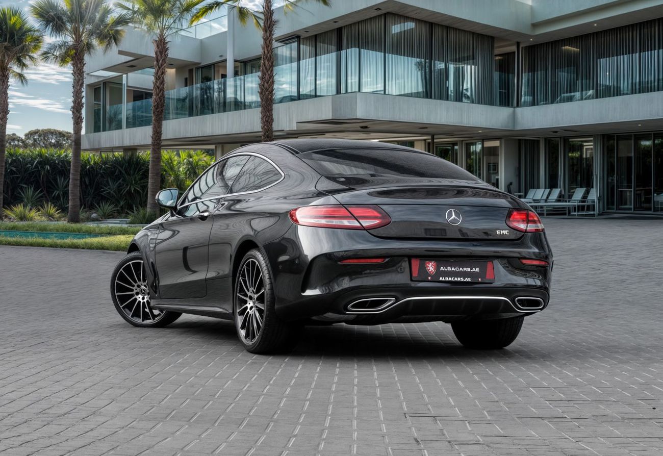 مرسيدس بنز C 200 Coupe | 2,438 P.M | 0% Downpayment | C300 AMG | Heads Up Display!