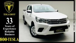 Toyota Hilux DLX + FULL OPTION + DOUBLE / GCC / 2018 / UNLIMITED MILEAGE WARRANTY + FREE SERVICE / 983 DHS P.M.