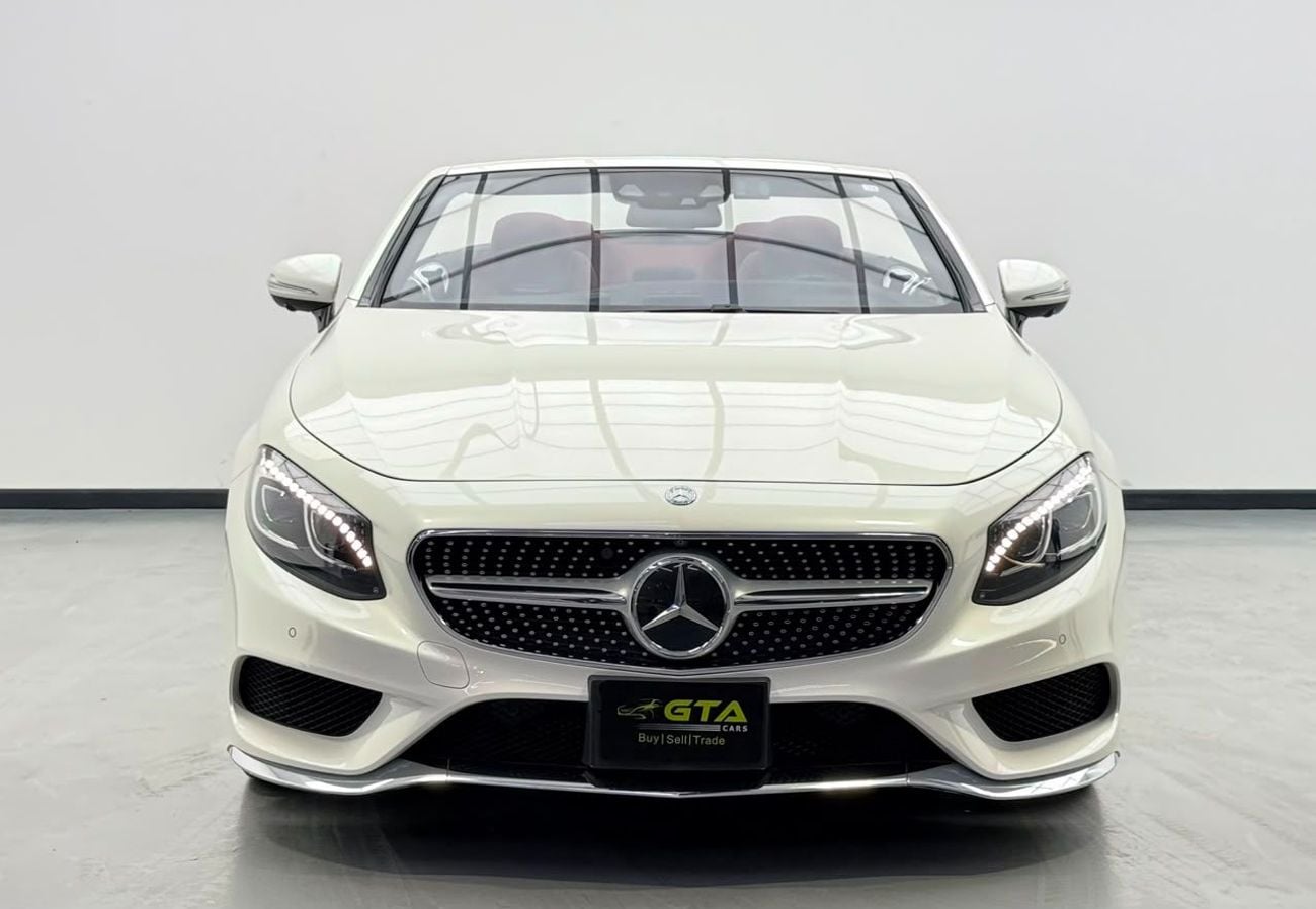 Mercedes Benz S550 STD 2017 Mercedes-Benz S550 Cabriolet, Excellent Condition, Japanese Specs