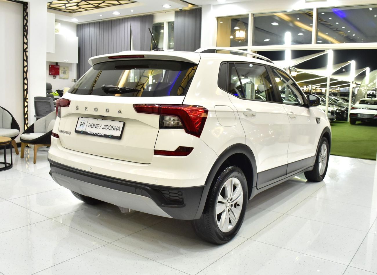 Skoda Kushaq EXCELLENT DEAL for our Skoda Kushaq ( 2023 Model ) in White Color GCC Specs
